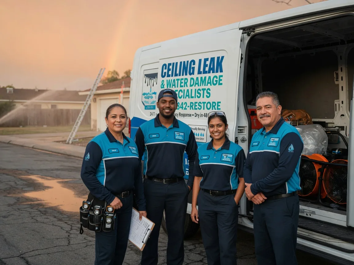 Ceiling Leak Cleanup company in Marble, PA